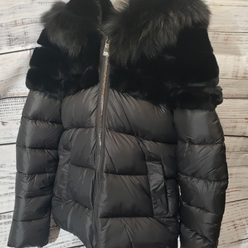 Bugatteli coat size xs 100 rex rabbit fur